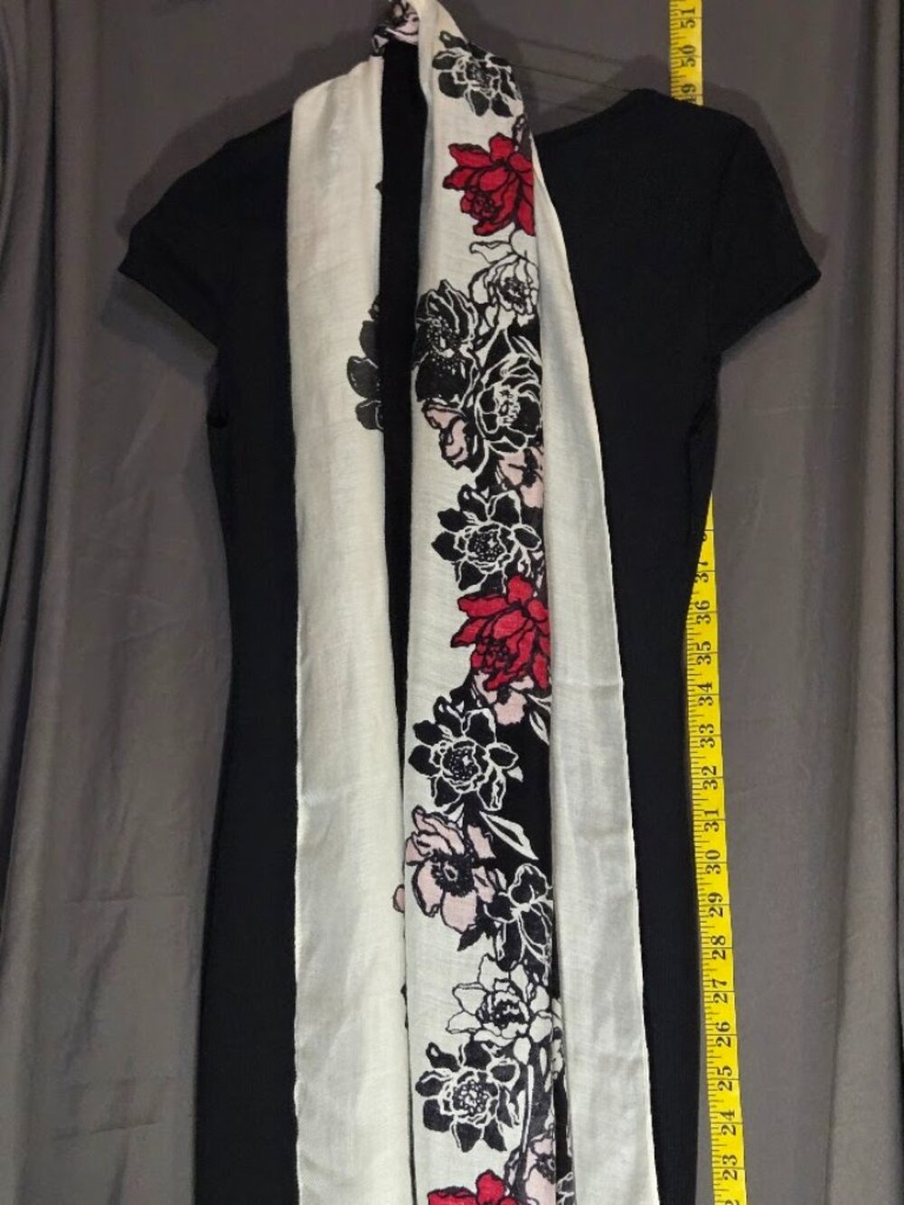 PrettyLittleThing NWT Dress + Talbots Floral Scarf Outfit Bundle
